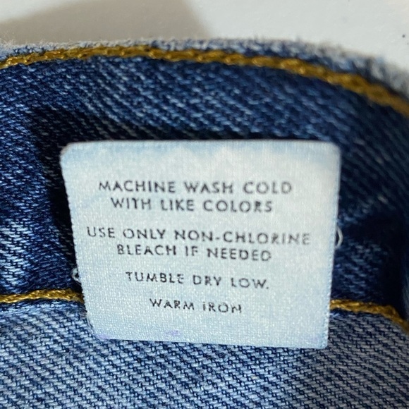 Express Bleus Womens Plus Size 13/14 Regular Straight Leg High Waisted Mom Jeans - Picture 6 of 8